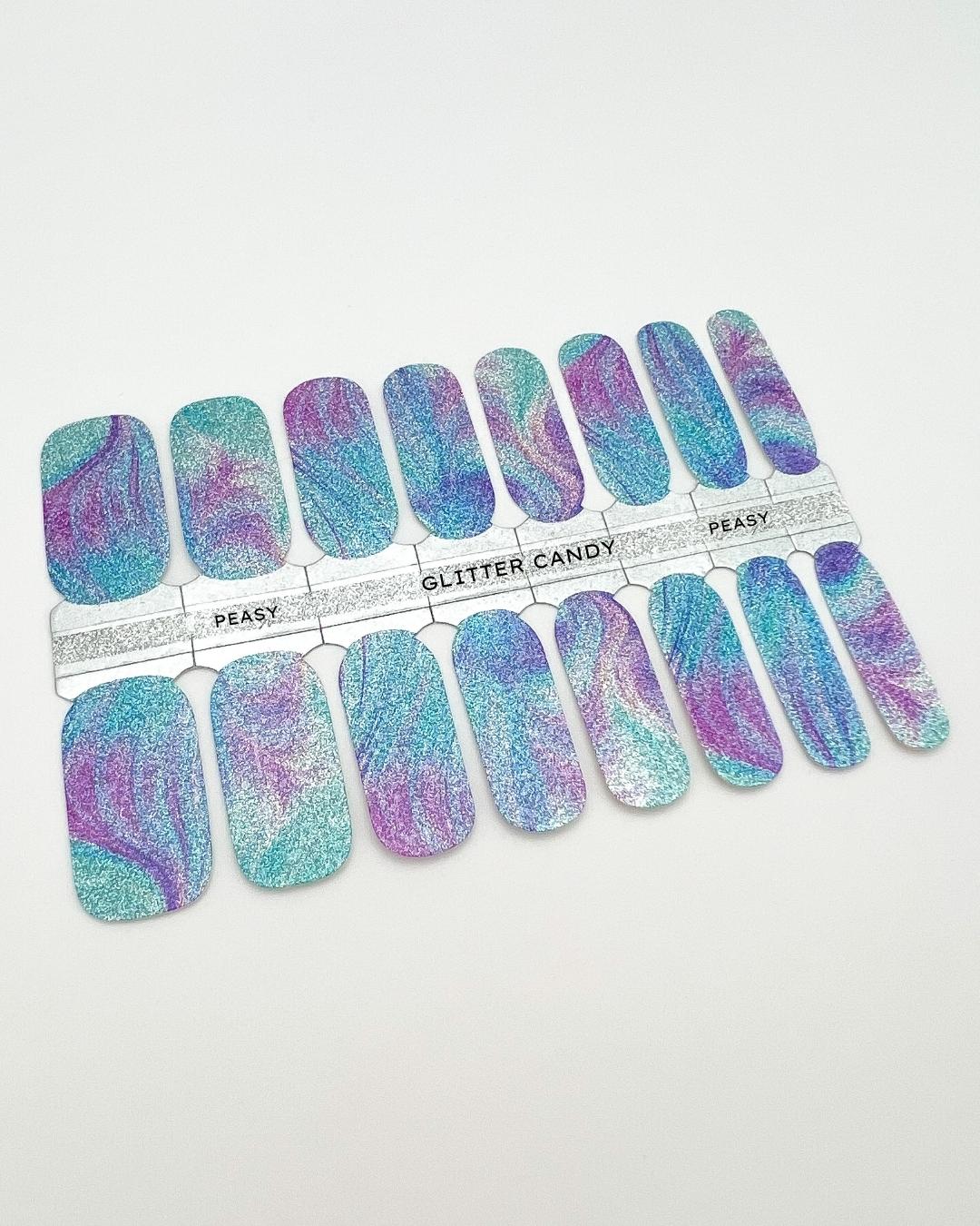 Glitter Candy - Nail Polish Wraps