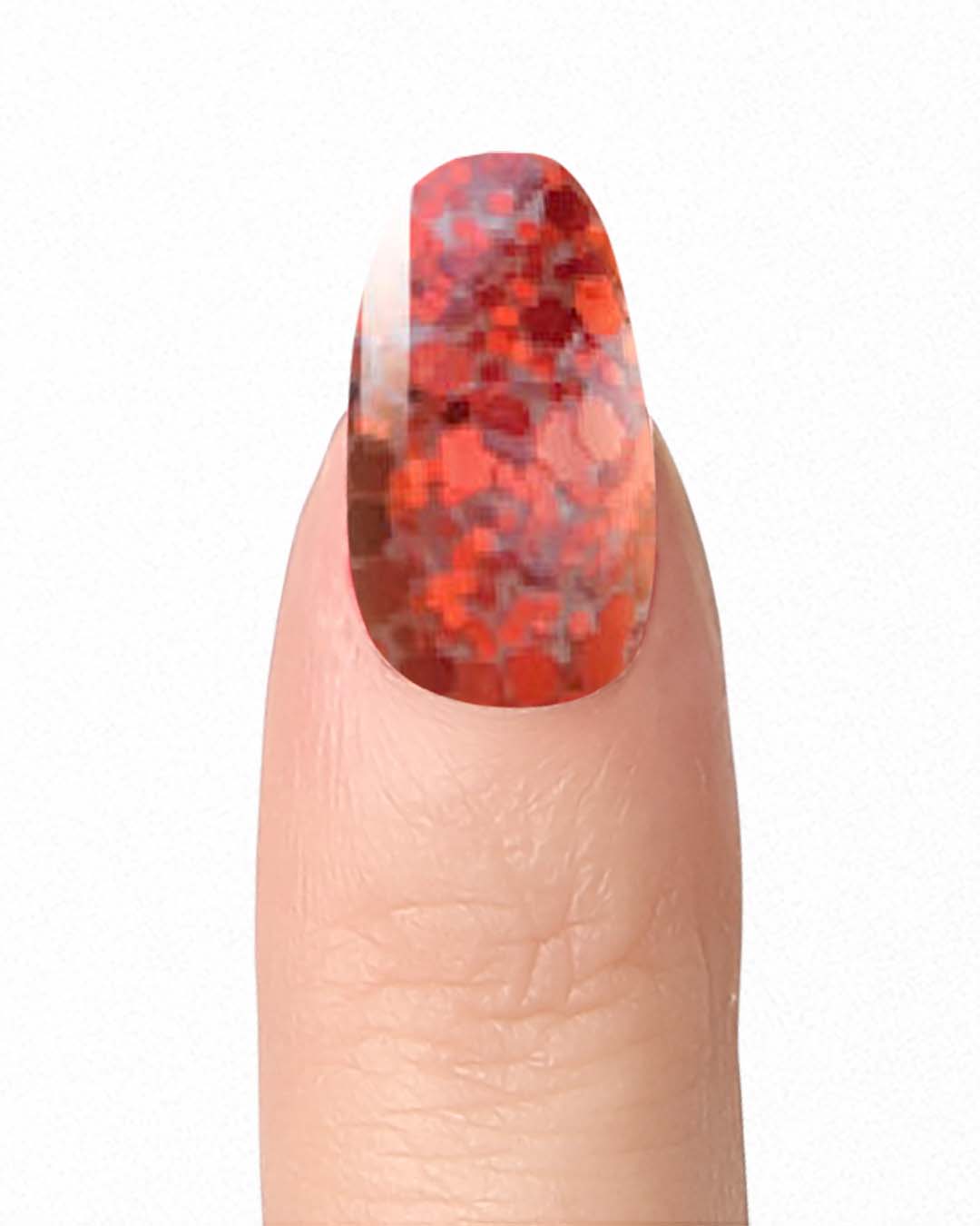 Red Confetti - Nail Polish Wraps