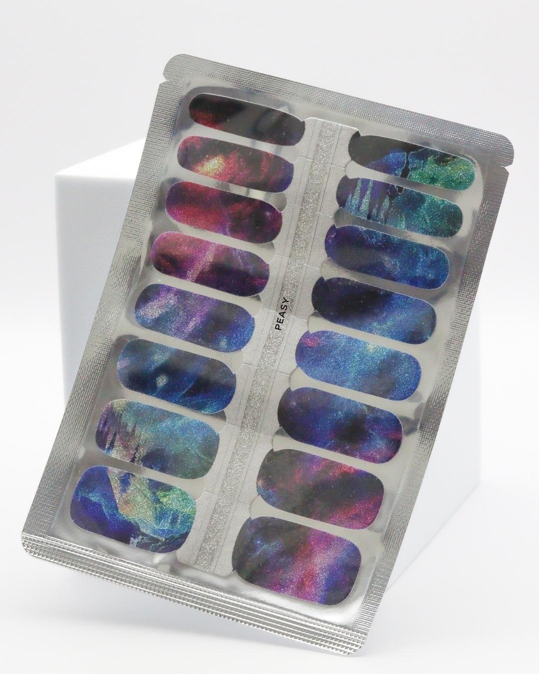Nebular Glitter - Nail Polish Wraps