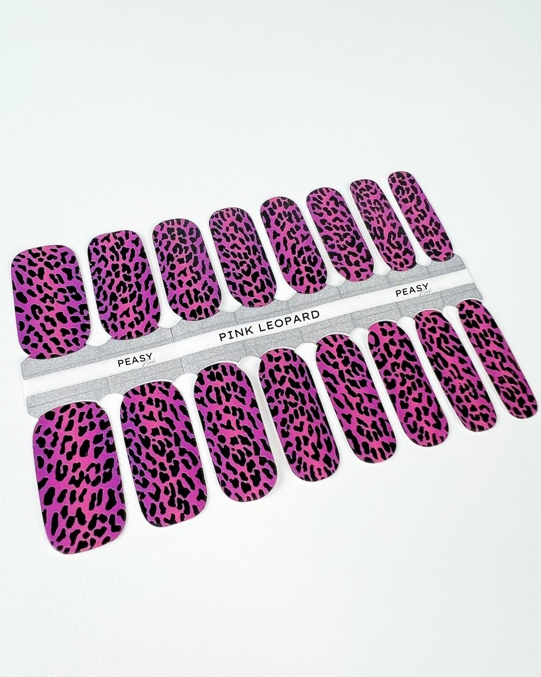 Pink Leopard - Nail Polish Wraps