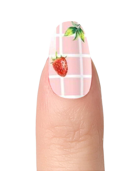 Strawberry Cake - Nail Polish Wraps