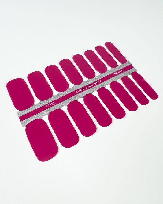 Aurora Magenta - Nail Polish Wraps